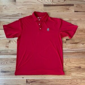 Onward Reserve UGA red performance polo